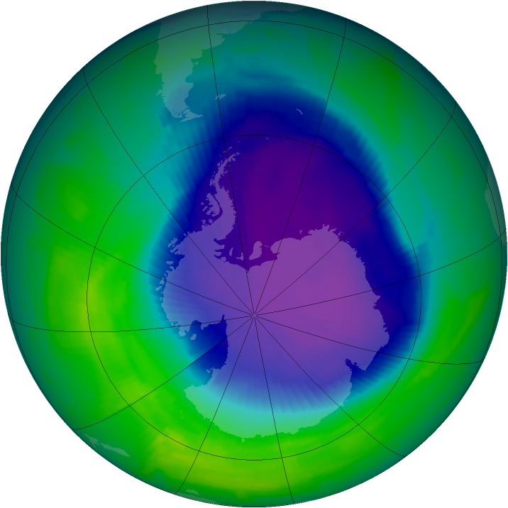 Ozone Map 1997-10-15